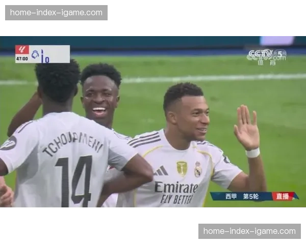 关键镜头：维尼修斯左肋部突破后倒三角，罗德里戈推射破门
